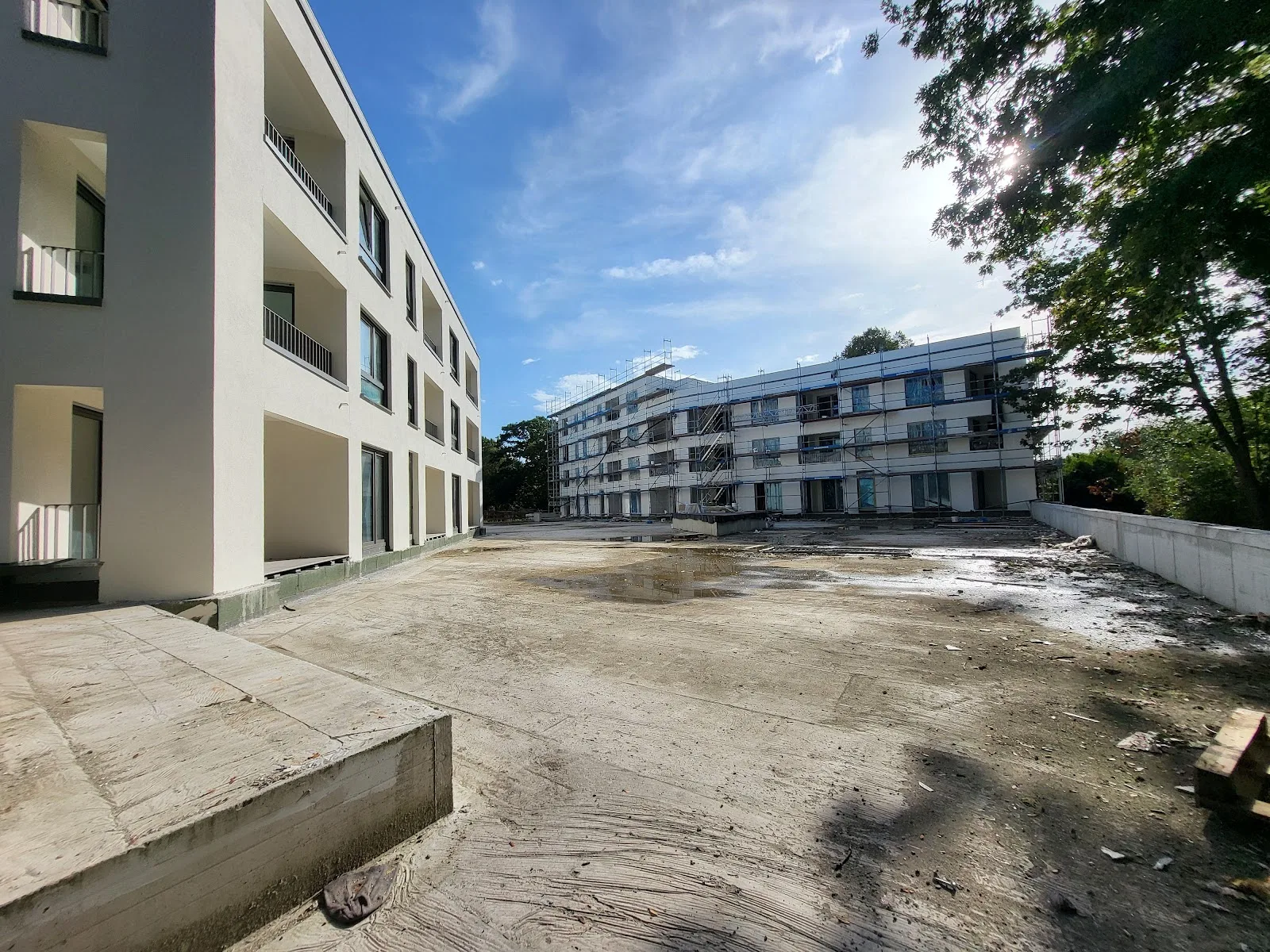 Perspektive Innenhof