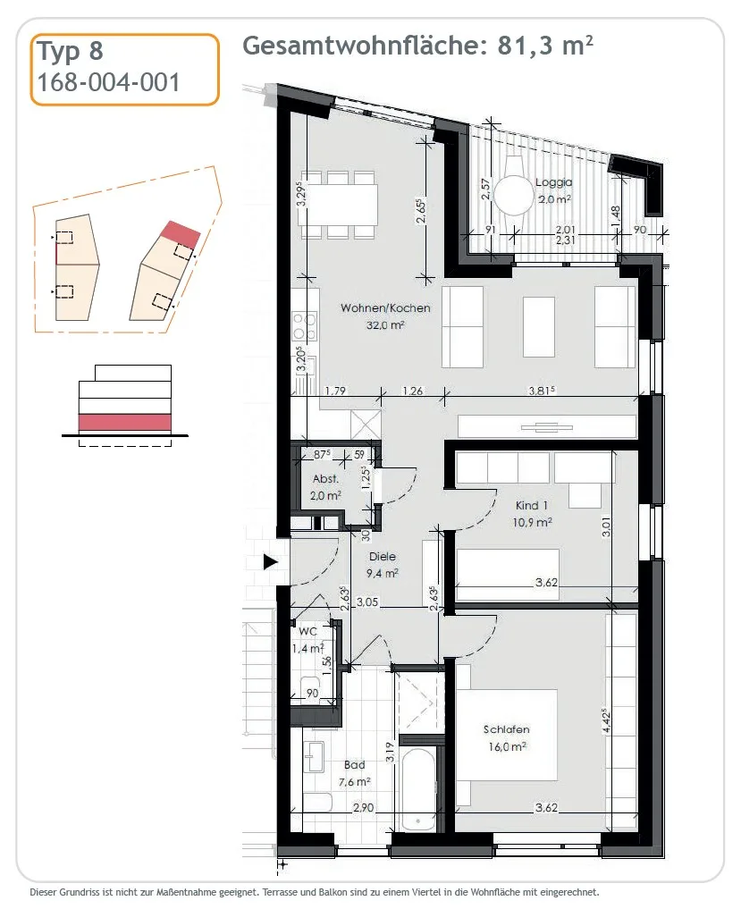 Grundriss Typ 8